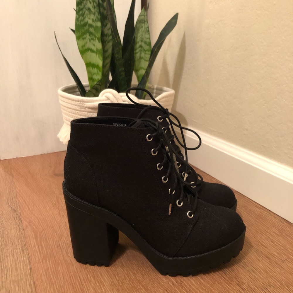 H&M heeled booties